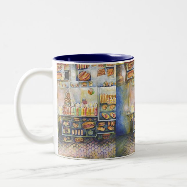 Taza Bicolor Peligrosamente Cerca De La Diversión (Izquierda)
