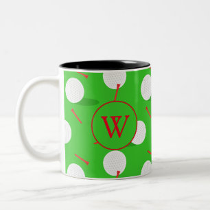 Taza Bicolor Pelota de golf personalizada