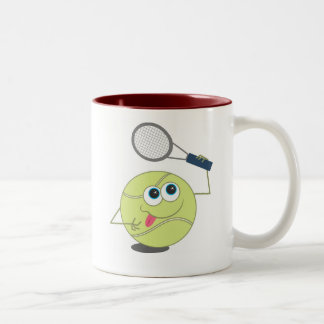 Taza Bicolor Pelota de tenis