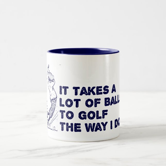 Taza Bicolor Pelotas de golf (Centro)
