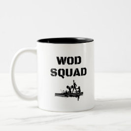 Taza Bicolor PELOTÓN de WOD - único Crossfit-Inspirada