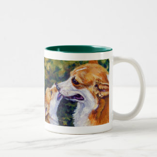 Taza Bicolor Pembroke Welsh Corgi Mug