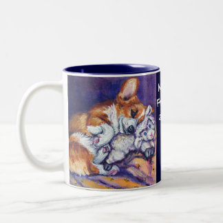 Taza Bicolor Pembroke Welsh Corgi Mugs