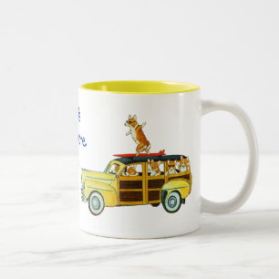 Taza Bicolor Pembroke Welsh Corgi Mugs