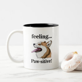 Taza Bicolor Pembroke Welsh Corgi Perro Lindo