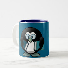 Taza Bicolor Penguin
