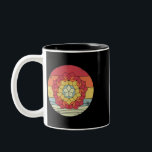 Taza Bicolor Penrose Tiling Kites Dards Mathematics Retro<br><div class="desc">Penrose, Tiling, Kites, Dardos, Matemáticas, Retro</div>