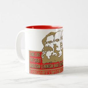 Taza Bicolor Pensamiento del marxismo-leninismo-Mao Zedong