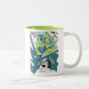 Taza Bicolor Pensamiento en Deleuze