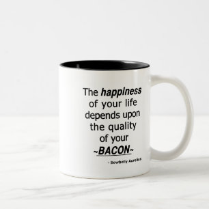 Taza Bicolor ¿Pensamientos de la calidad? Entonces una vida de