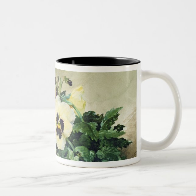 Taza Bicolor Pensamientos del invierno, 1884 (Derecha)