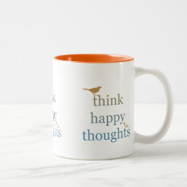 Taza Bicolor Pensamientos felices