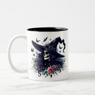 Taza Bicolor Pentagram Forest Witch Gothic