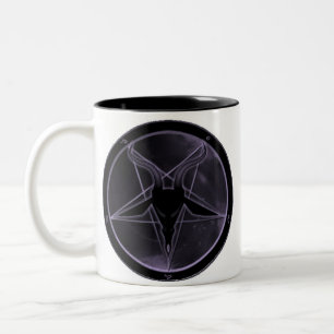 Taza Bicolor Pentagram púrpura