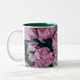 Taza Bicolor Peonies Mug