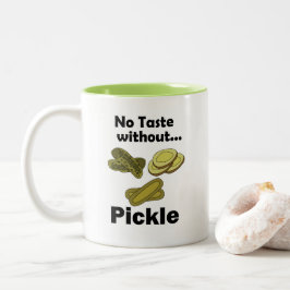 Taza Bicolor Pepinillos Sin Sabor Sin Pepinillo 