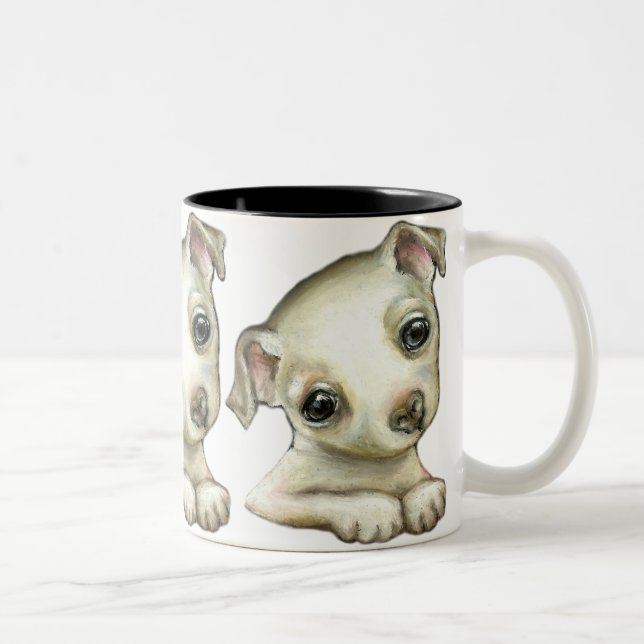 Taza Bicolor Pequeña chihuahua (Derecha)