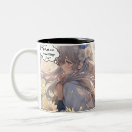 Taza Bicolor Pequeña pista de Manga