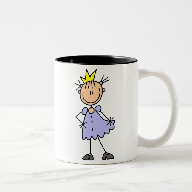 Taza Bicolor Pequeña princesa With Crown (Derecha)