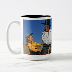 Taza Bicolor Pequeña vaquera