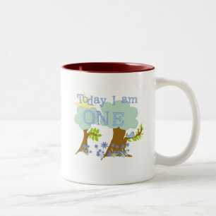 Taza Bicolor Pequeño Bluebird camisetas y regalos de cumpleaños