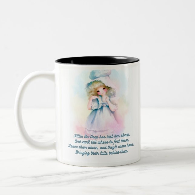Taza Bicolor Pequeño Bo-Peep lindo (Izquierda)