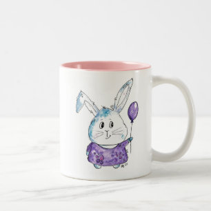 Taza Bicolor Pequeño conejito caprichoso