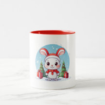 Pequeño conejito Navidad Mug