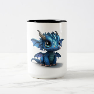 Taza Bicolor Pequeño Dragón