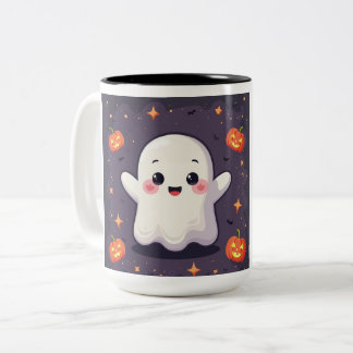 Taza Bicolor Pequeño Fantasma