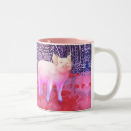 Taza Bicolor Pequeño lechón