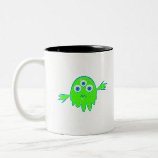 Taza Bicolor Pequeño Monstruo Radiactivo