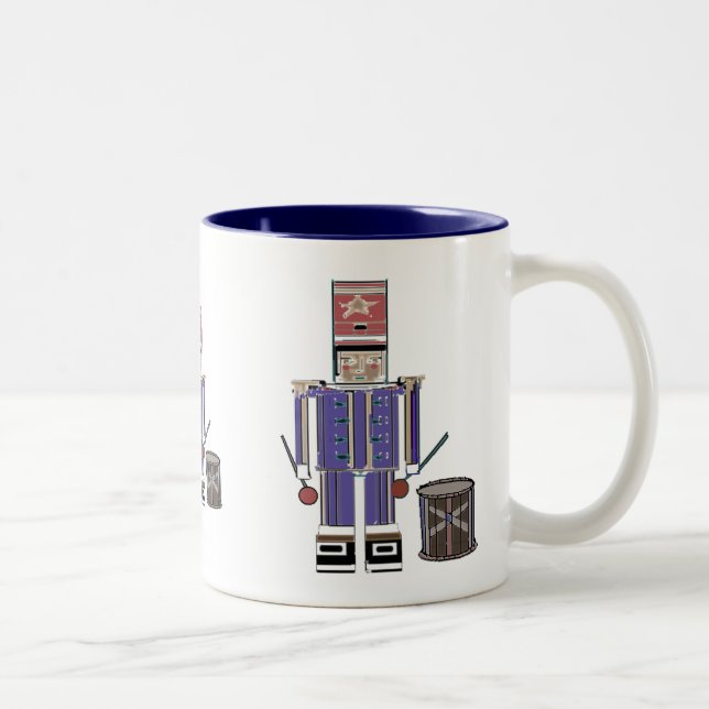 Taza Bicolor Pequeño muchacho del batería (Derecha)