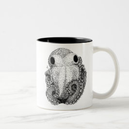 Taza Bicolor Pequeño Octopus