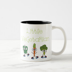 Taza Bicolor Pequeño vegetariano