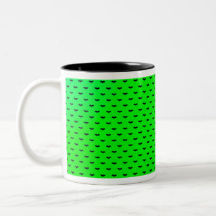 Taza Bicolor Pequeños Bats Green