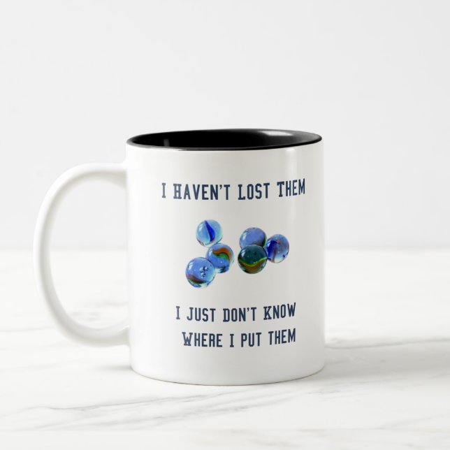 Taza Bicolor perder mi diseño de mármoles de chiste (Izquierda)