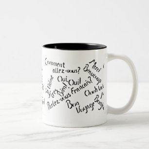 Taza Bicolor Perdonen mi francés ~