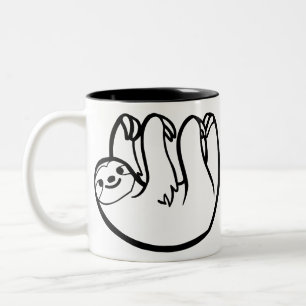 Taza Bicolor perezoso - gracioso