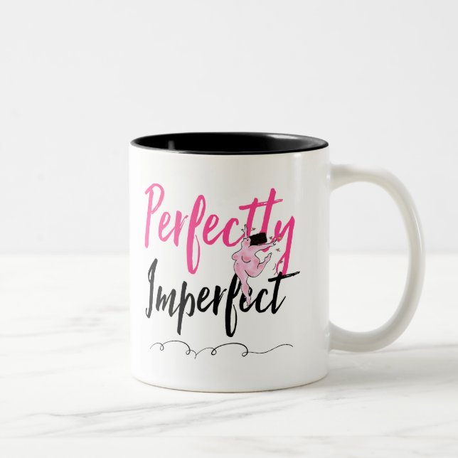 Taza Bicolor Perfectamente imperfecto "con diosa" (Derecha)