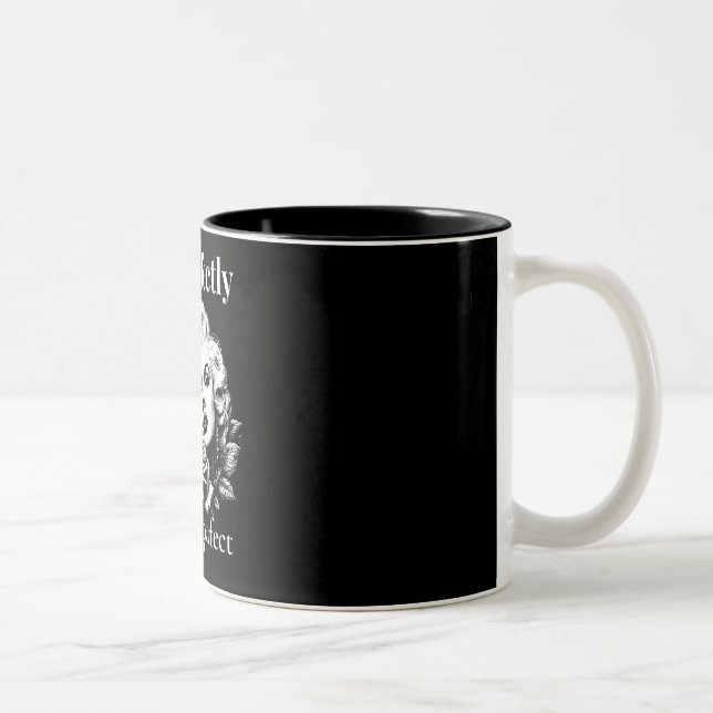 Taza Bicolor Perfectly Imperfect – Marilyn Noir (Derecha)