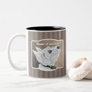 Taza Bicolor Perfil B de Westie
