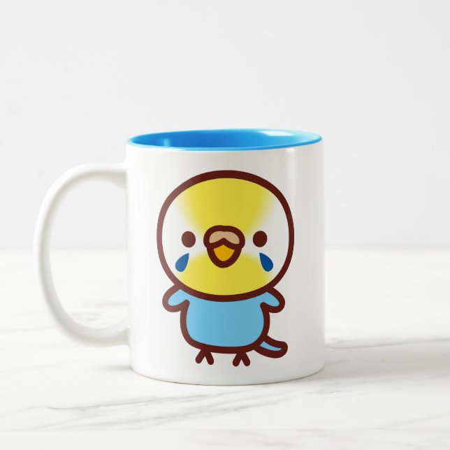 Taza Bicolor Periquito / Arcoíris pastel hembra (Izquierda)