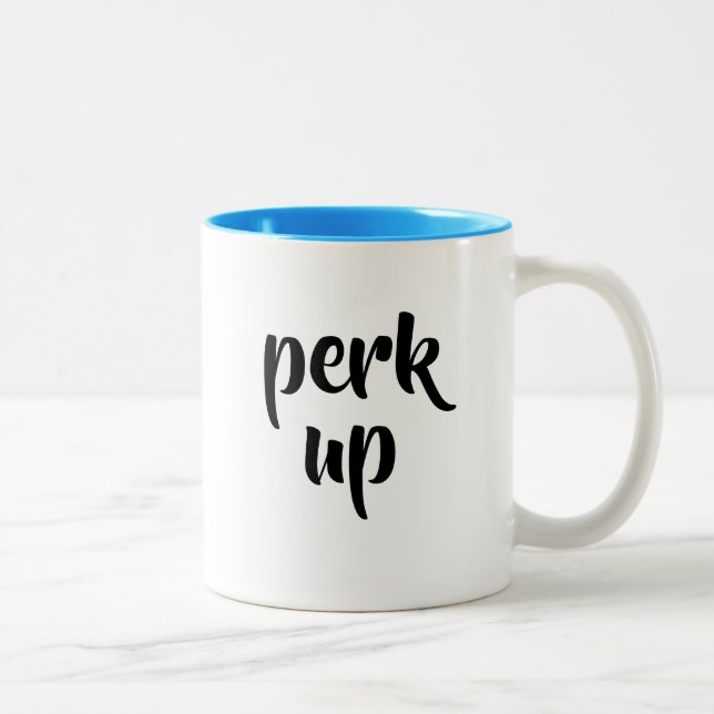 Taza Bicolor Perk Up Coffee Mug (Derecha)