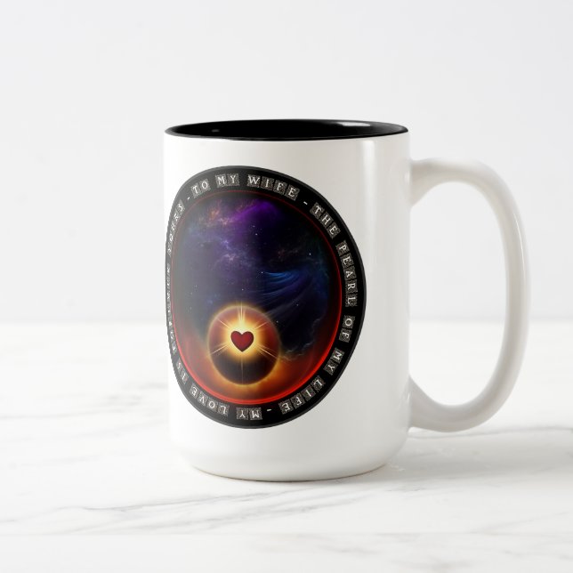 Taza Bicolor Perla De Mi Vida (Derecha)