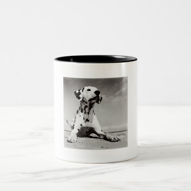 Taza Bicolor Perrito de Dalmation (Centro)