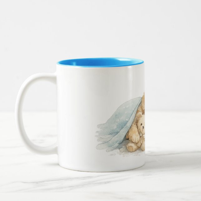 Taza Bicolor perrito durmiendo (Izquierda)