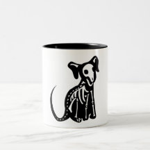 Perrito esquelético