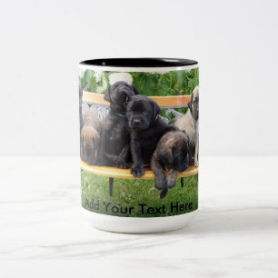 Taza Bicolor Perritos Benched
