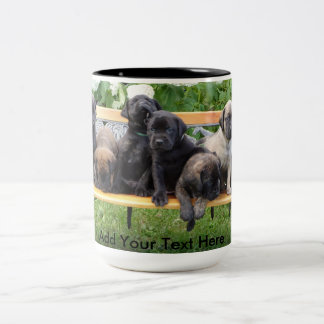 Taza Bicolor Perritos Benched
